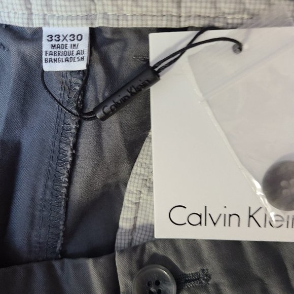 new with tags Calvin Klein Gray Pants 33 x 30 - Picture 5 of 6